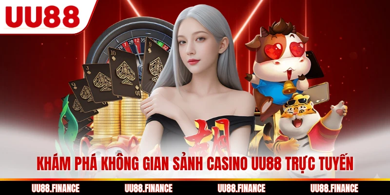 Khám phá không gian sảnh casino UU88 trực tuyến